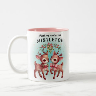 Café Em Dois Tons Adorável caneca de névoa
