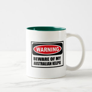 Café Em Dois Tons Advertir BEWARE de MINHA caneca AUSTRALIANA do
