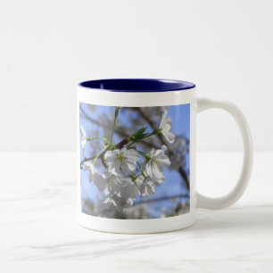 Café Em Dois Tons AK- caneca da flor de cerejeira