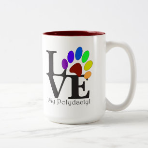 Café Em Dois Tons AME A Minha Caneca de 15 oz