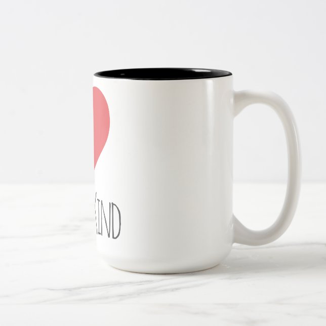 Café Em Dois Tons APENAS SEJA caneca AMÁVEL de | (Direita)