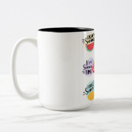 Café Em Dois Tons Aproveite a caneca de Sorvete Sun&Summer