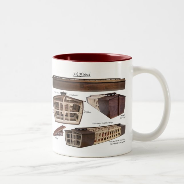 Café Em Dois Tons Arca da caneca de Noah (Direita)
