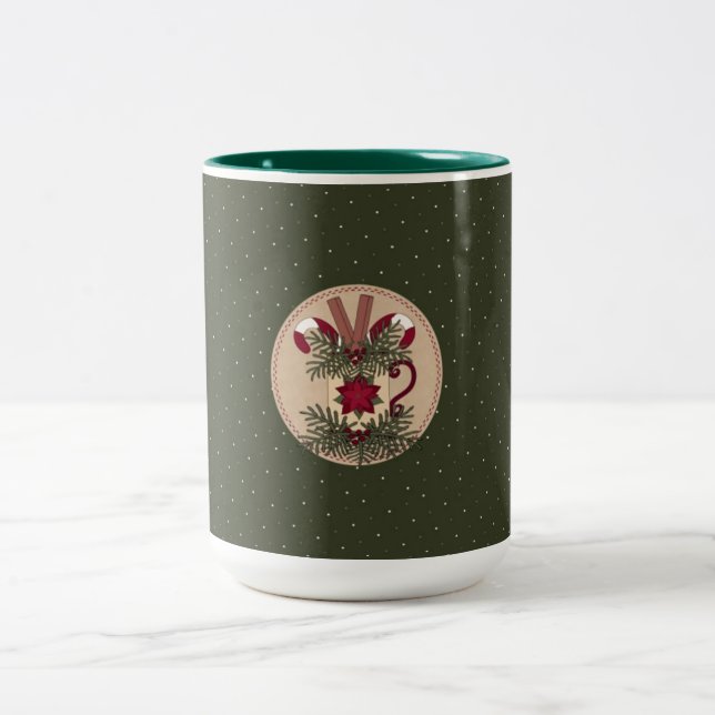 Café Em Dois Tons Arranjo de Caneca de Cana de Açúcar (Centro)