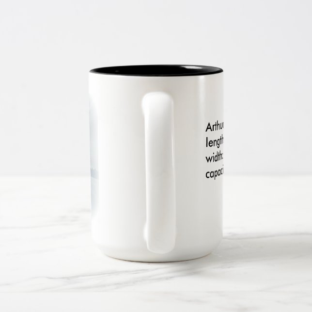 Café Em Dois Tons Arthur M. Anderson caneca de 15 onças (Alça)