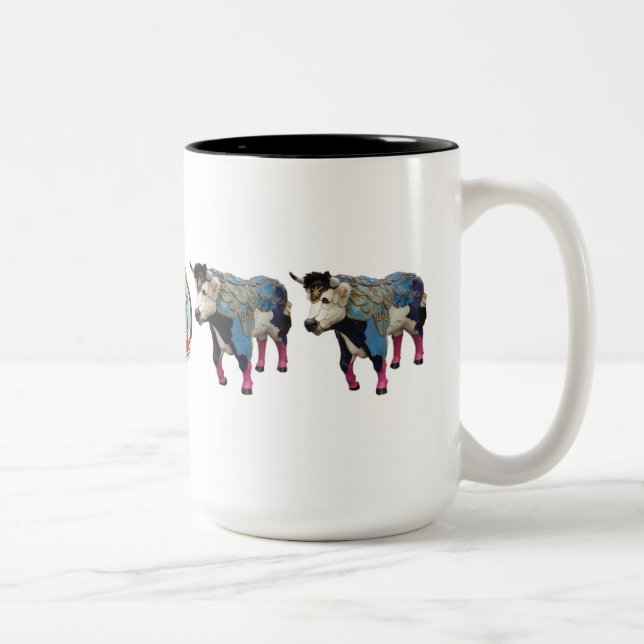 Café Em Dois Tons "ArtToro" caneca de 15 onças (Direita)