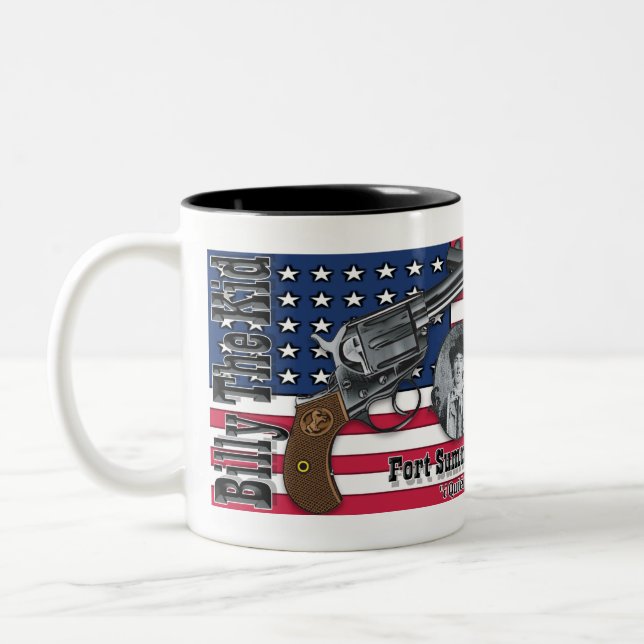 Café Em Dois Tons Billy a caneca de Pat Garrett do miúdo (Esquerda)