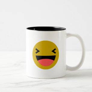 Café Em Dois Tons Bloughing/preto caneca do Dois-Tom de 325 ml