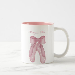 Café Em Dois Tons Bonito na Caneca de viagem rosa