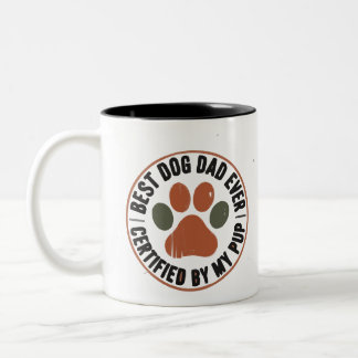 Café Em Dois Tons Cachorro do Papai Melhor de Todos - Caneca de Insí