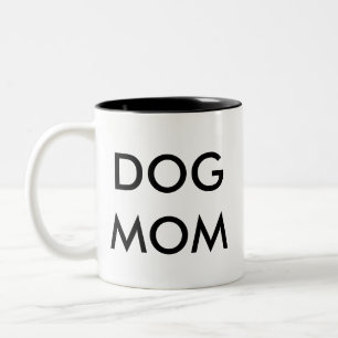 Café Em Dois Tons Cachorro Mãe   humor engraçado caneca de piada