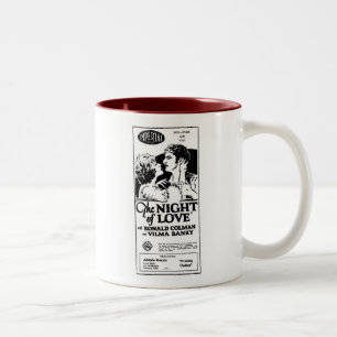 Café Em Dois Tons Caneca 1927 do anúncio do filme de Ronald Colman
