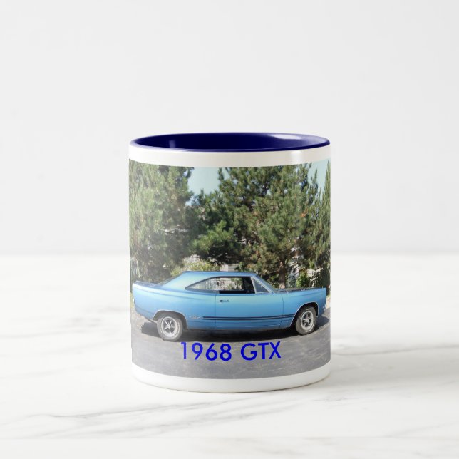 Café Em Dois Tons Caneca 1968 de Plymouth GTX (Centro)