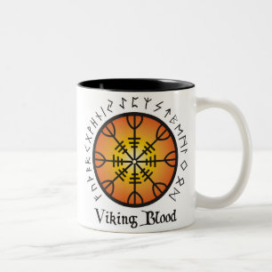 Café Em Dois Tons Caneca 2 da cor de Aegishjalmur 2 por Nellis