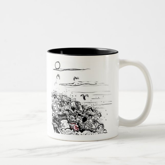 Café Em Dois Tons Caneca 2 de novembro (Direita)