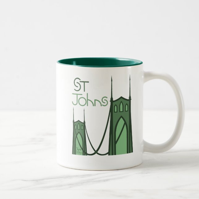 Café Em Dois Tons Caneca 2 de St Johns (Direita)