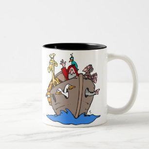 Café Em Dois Tons Caneca - a arca de Noah