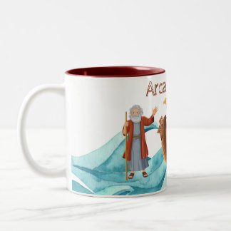Café Em Dois Tons Caneca a Arca de Noé