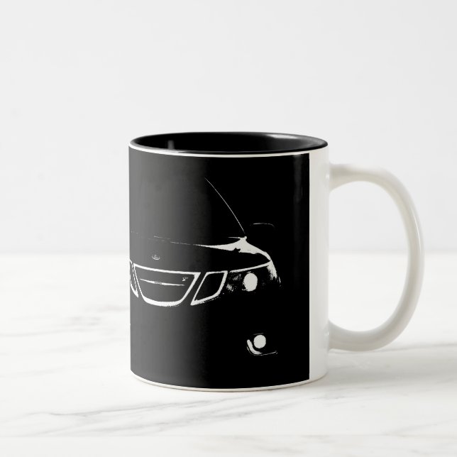 Café Em Dois Tons Caneca Aero de Saab 9-3 (Direita)