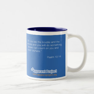 Café Em Dois Tons caneca aparente de um projeto de 15 onças
