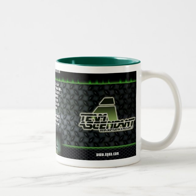 Café Em Dois Tons Caneca ascendente do Gen 1 da equipe de Egsa (Direita)