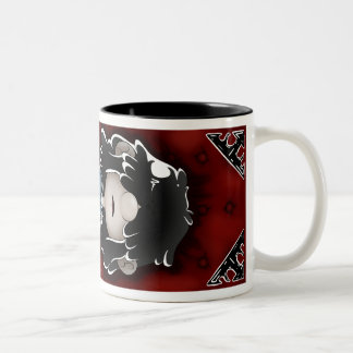 Café Em Dois Tons Caneca assustador de Lucy