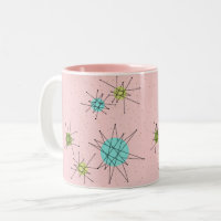 Caneca atômica icónica cor-de-rosa do Dois-Tom de