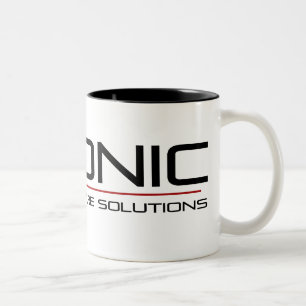 Café Em Dois Tons Caneca Bionic das soluções de software