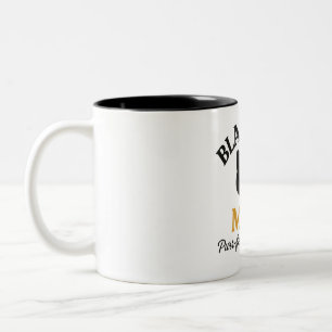 Café Em Dois Tons Caneca Black Cat Mom – Presente de Gatinho Fofo pa