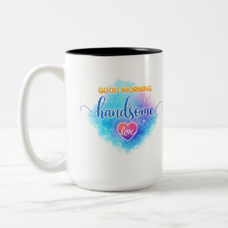 Café Em Dois Tons Caneca Bom Dia Bonito Presente de Aniversário para