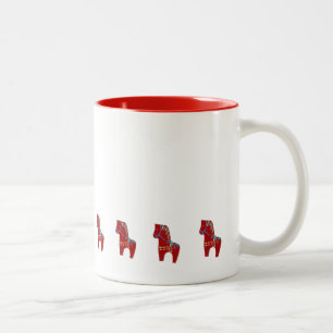 Café Em Dois Tons Caneca brincalhão do cavalo de Dala