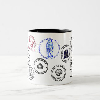 Café Em Dois Tons Caneca Caminho de São Tiago