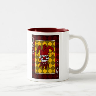 Café Em Dois Tons Caneca Carta de Coringa