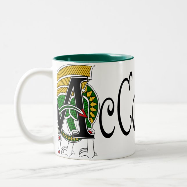 Café Em Dois Tons Caneca celta do dragão de McCormack (Esquerda)