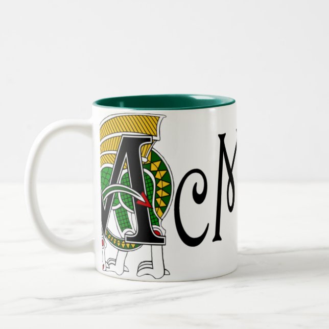 Café Em Dois Tons Caneca celta do dragão de McManus (Esquerda)