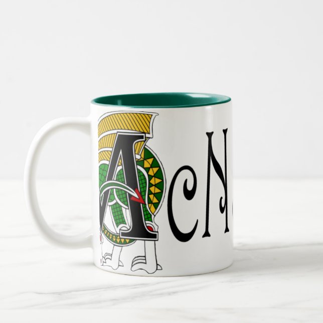 Café Em Dois Tons Caneca celta do dragão de McNamara (Esquerda)