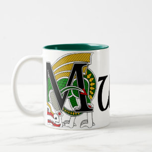 Café Em Dois Tons Caneca celta do dragão de Murphy