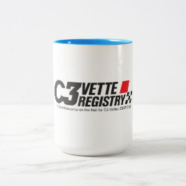 Café Em Dois Tons Caneca Cerâmica C3VR de 15oz