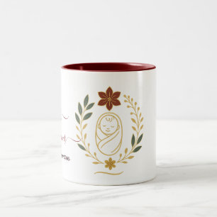 Café Em Dois Tons Caneca - Chás de Bebê