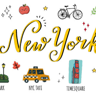 Café Em Dois Tons Caneca Cidade de Nova York EUA