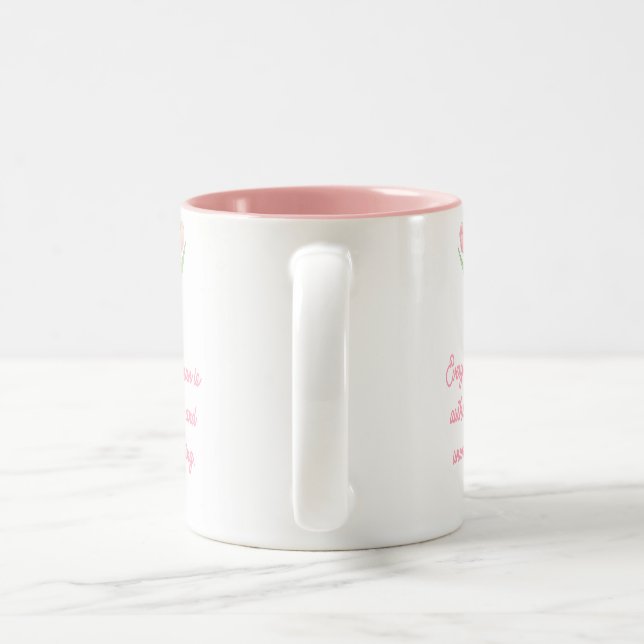 Café Em Dois Tons Caneca - Coleção O Valor de uma Mulher (Alça)