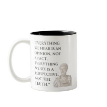 Caneca com Citação de Marco Aurélio