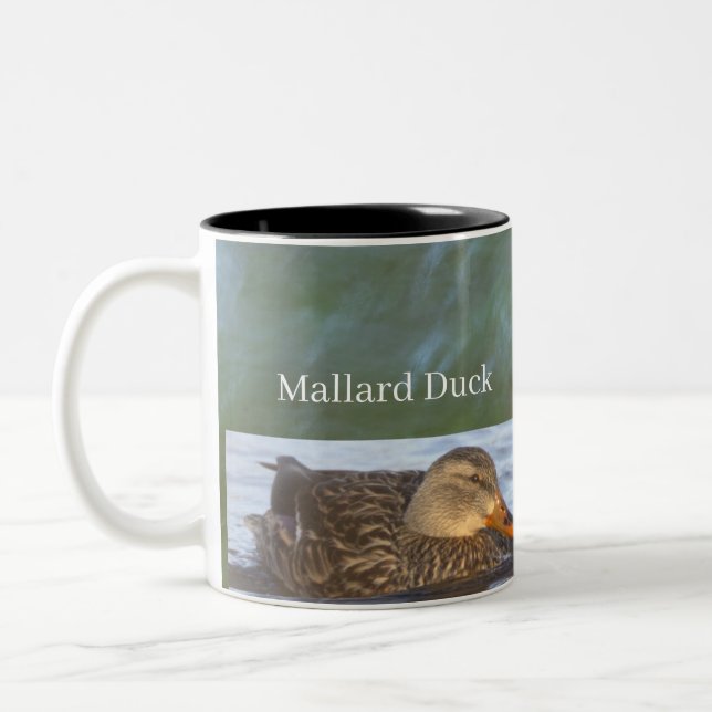 Café Em Dois Tons Caneca com Foto de Pato-real (Esquerda)