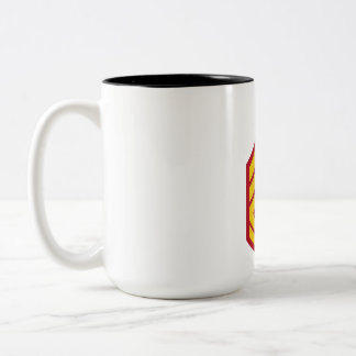 Café Em Dois Tons Caneca com Insígnia de Graduação de Sargento Staff