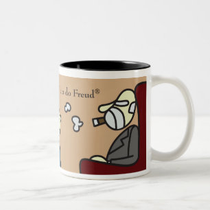 Café Em Dois Tons Caneca Complexo de Édipo Filho do Freud