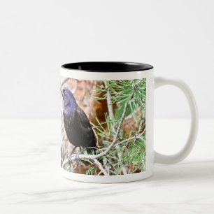 Café Em Dois Tons Caneca comum de Grackle