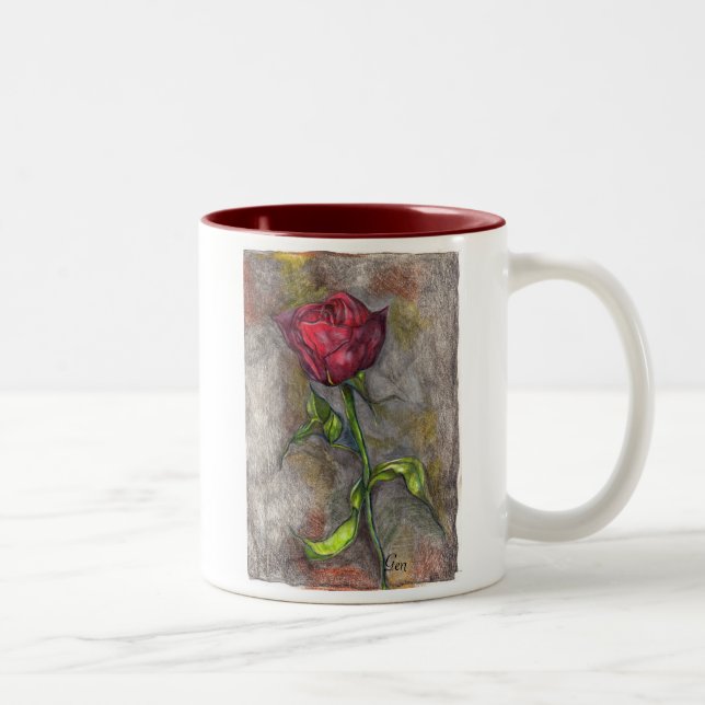 Café Em Dois Tons Caneca cor-de-rosa de St Louis (Direita)