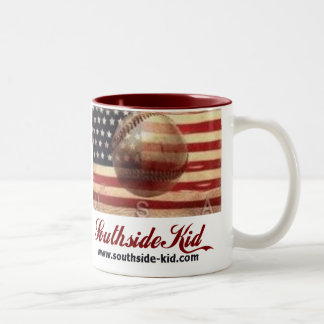 Café Em Dois Tons Caneca da americana do miúdo de Southside