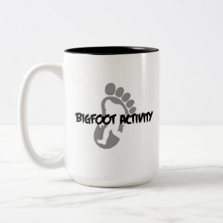 Café Em Dois Tons Caneca da atividade de Bigfoot