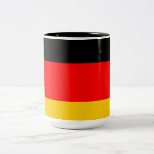 Café Em Dois Tons Caneca da bandeira de Alemanha